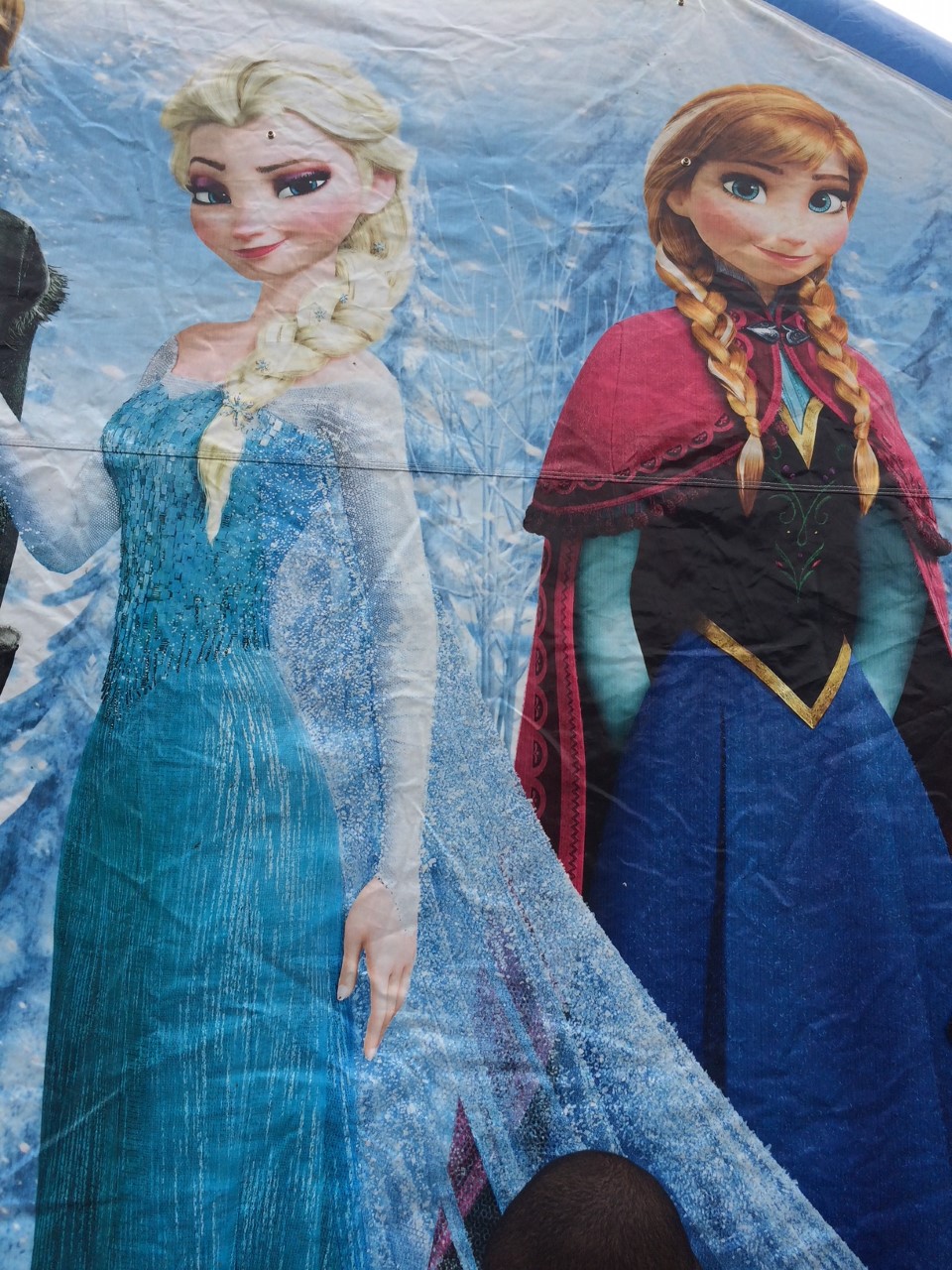 Frozen Bounce House Anna Elsa Clowns4Kids